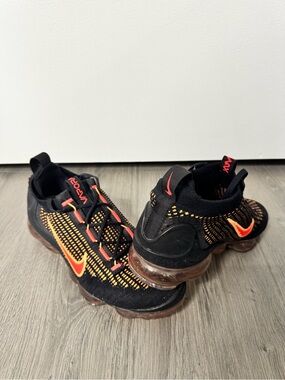 Nike Air VaporMax 2021 Flyknit Black&Orange  Sneakers